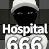 An eerie hospital elevator corridor with dim red lighting in Hospital 666